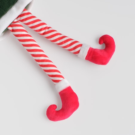 Przytulanka Elfi z motywem mikołaja