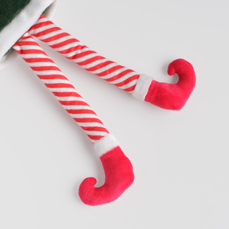 Przytulanka Elfi z motywem mikołaja