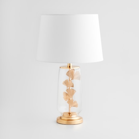 Lampa Stołowa Ginkolux z motywem liściastym