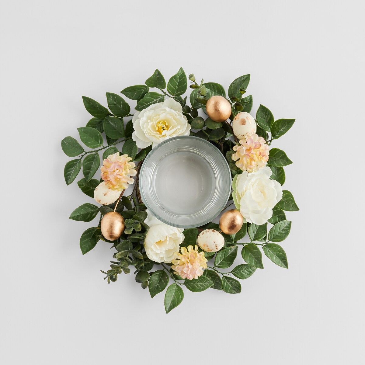 Świecznik Remieros z motywem kwiatowym