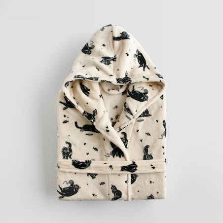 Szlafrok Kitki z motywem zwierzęcym