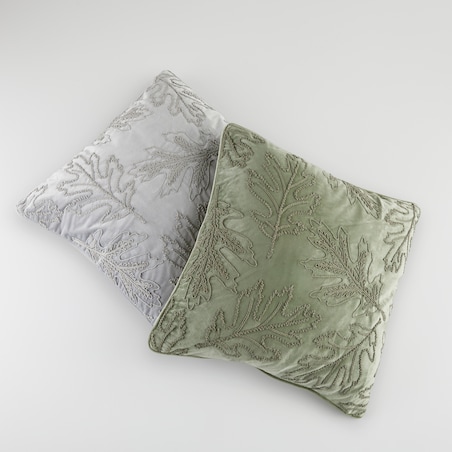 Poszewka Haftowana Maple 45x45 cm z motywem liściastym