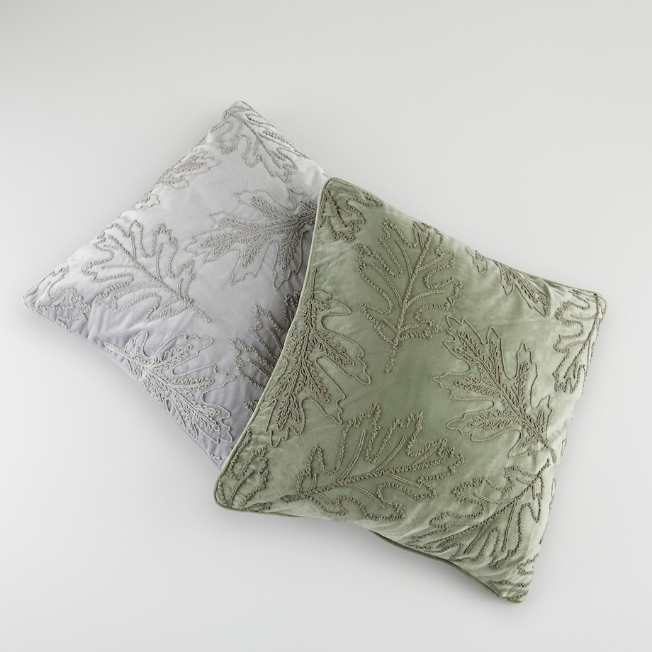 Poszewka Haftowana Maple 45x45 cm z motywem liściastym