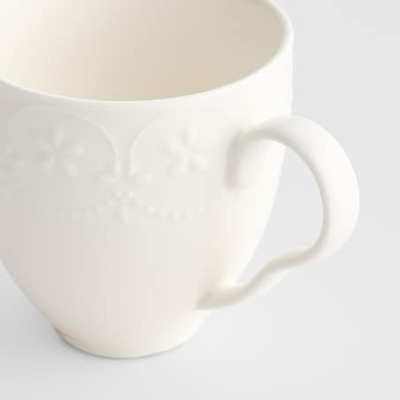 Kubek Lace z motywem kwiatowym