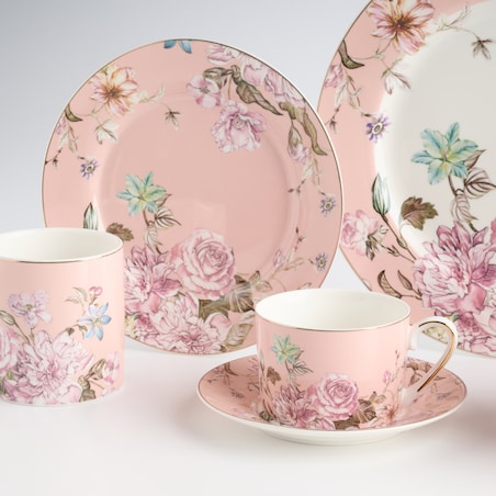 Talerz Deserowy Rosal z motywem kwiatowym