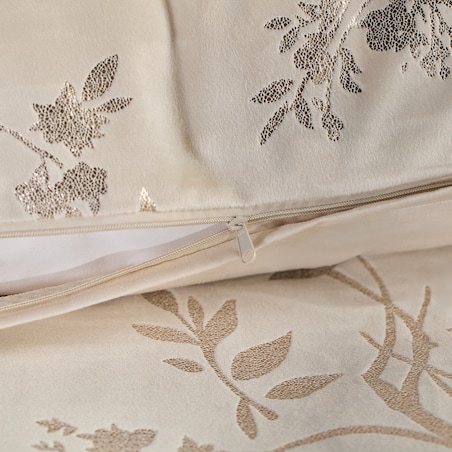 Pościel welwetowa ze złotym nadrukiem Pansema 160x200 cm z motywem postaci