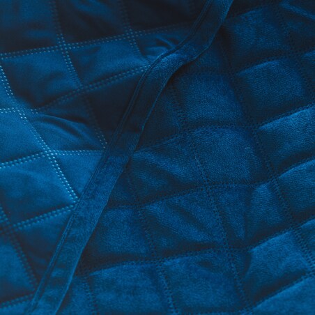 Narzuta Welwetowa w Wytłaczany Geometryczny Wzór Mismi 220x240 cm