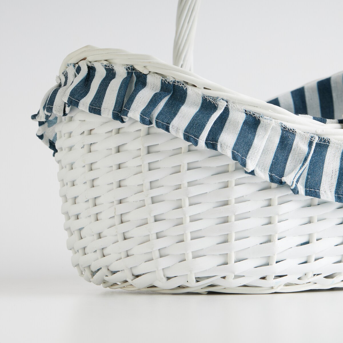 Koszyk z rączką Omoni 26x32 cm w kratę