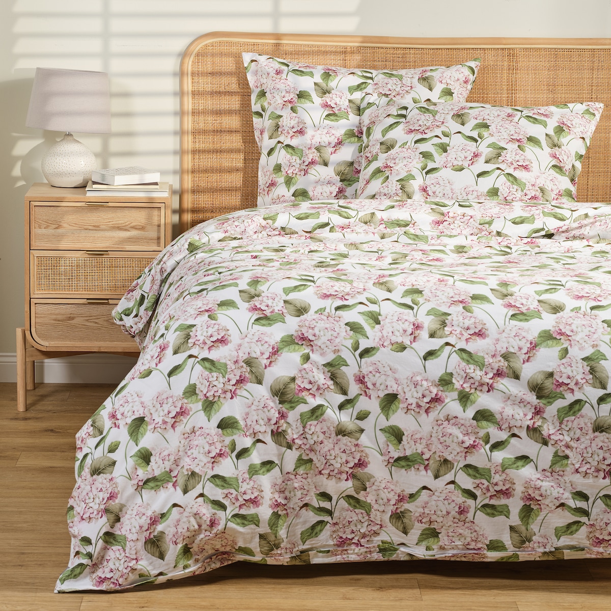 Pościel Bawełniana Tensia 160x200 cm z motywem kwiatowym