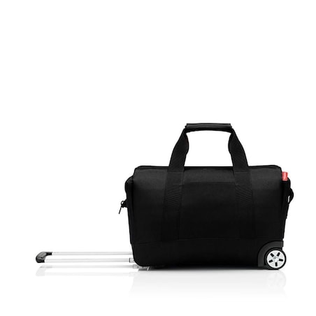 Torba na kółkach allrounder trolley black, poliester, 30l