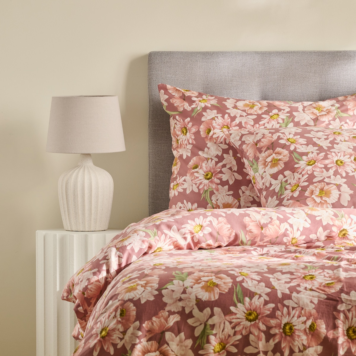 Pościel z bawełny satynowej Elizaldi 160x200 cm z motywem kwiatowym