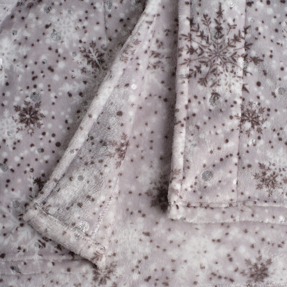 Szlafrok Snowf z motywem śnieżynki