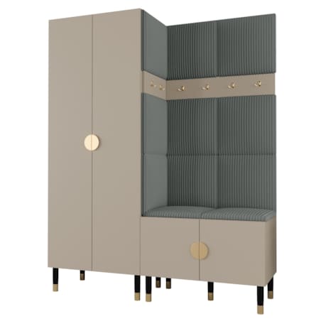 Garderoba do przedpokoju Abiks PALERMO 2 kaszmir+poso60