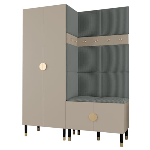 Garderoba do przedpokoju Abiks PALERMO 2 kaszmir+poso60