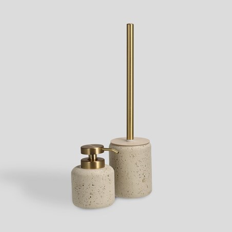 Dozownik łazienkowy z masy żywicznej kamienny efekt alis