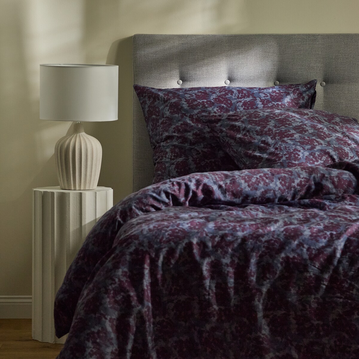 Pościel z bawełny satynowej Dariello 160x200 cm z motywem kwiatowym