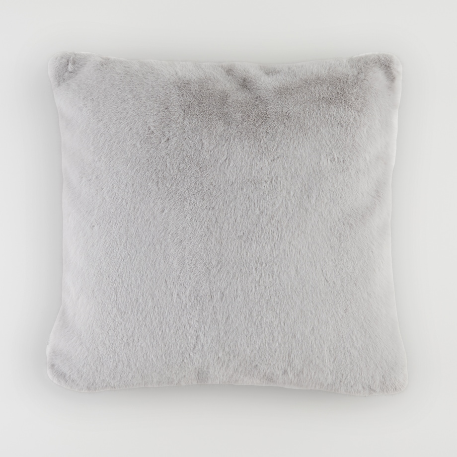 Poszewka Futrzana Molinio 45x45 cm w kratę