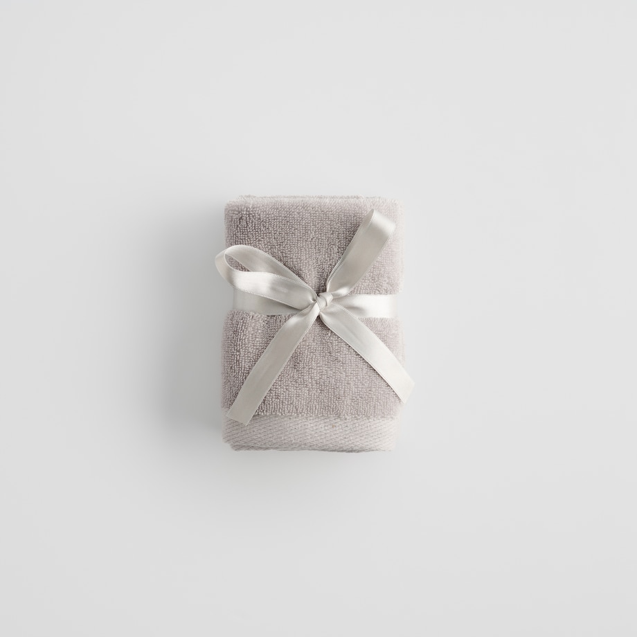 Komplet 2 szt. ręczników z bawełny egipskiej do twarzy lub do rąk Spa 30x30 cm