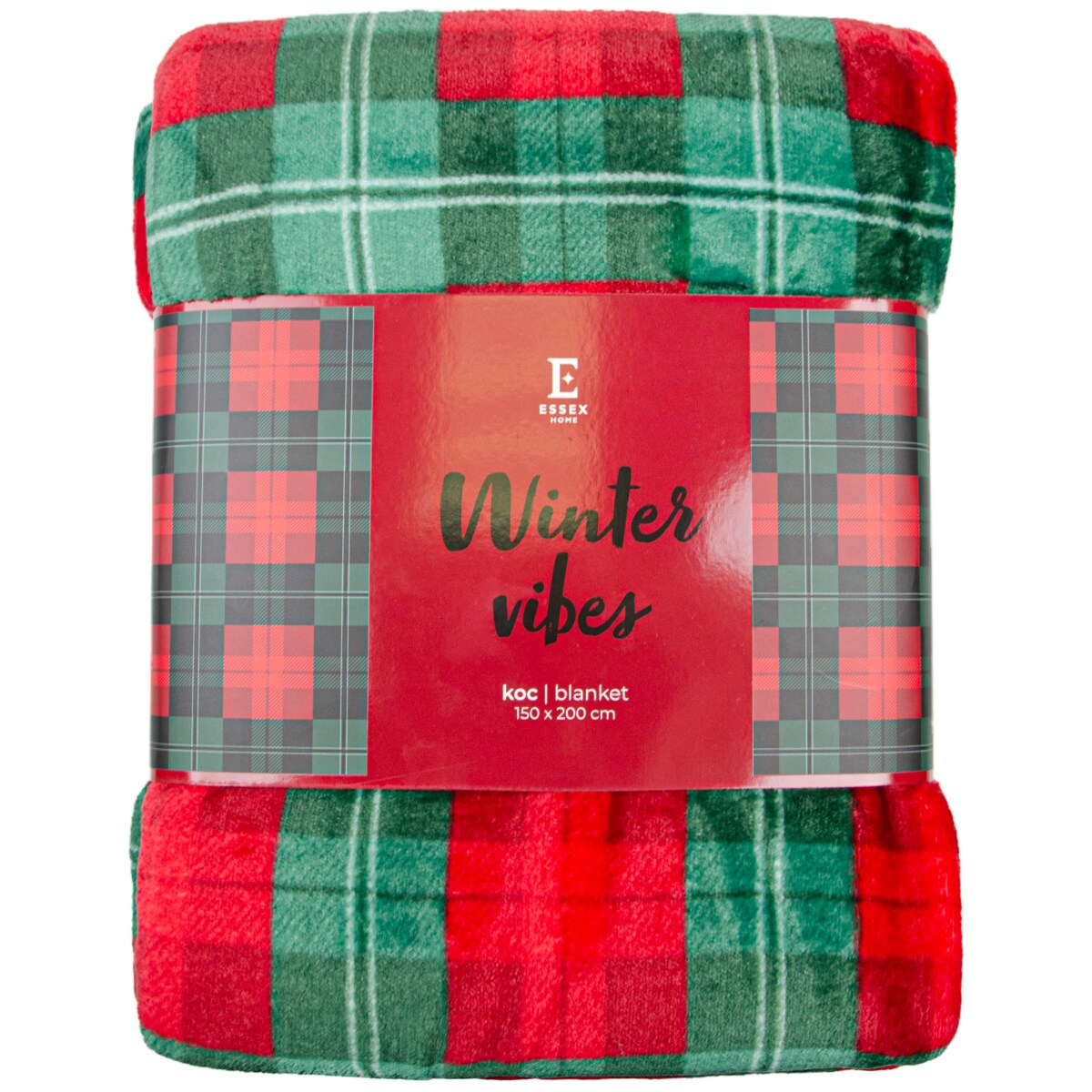Drukowany koc Winter Vibes 150x200 cm