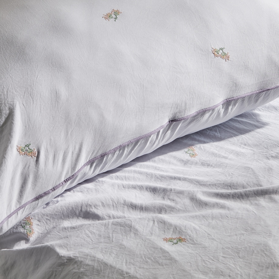 Pościel Z Mikrofibry Frescot 160x200 cm z motywem kwiatowym