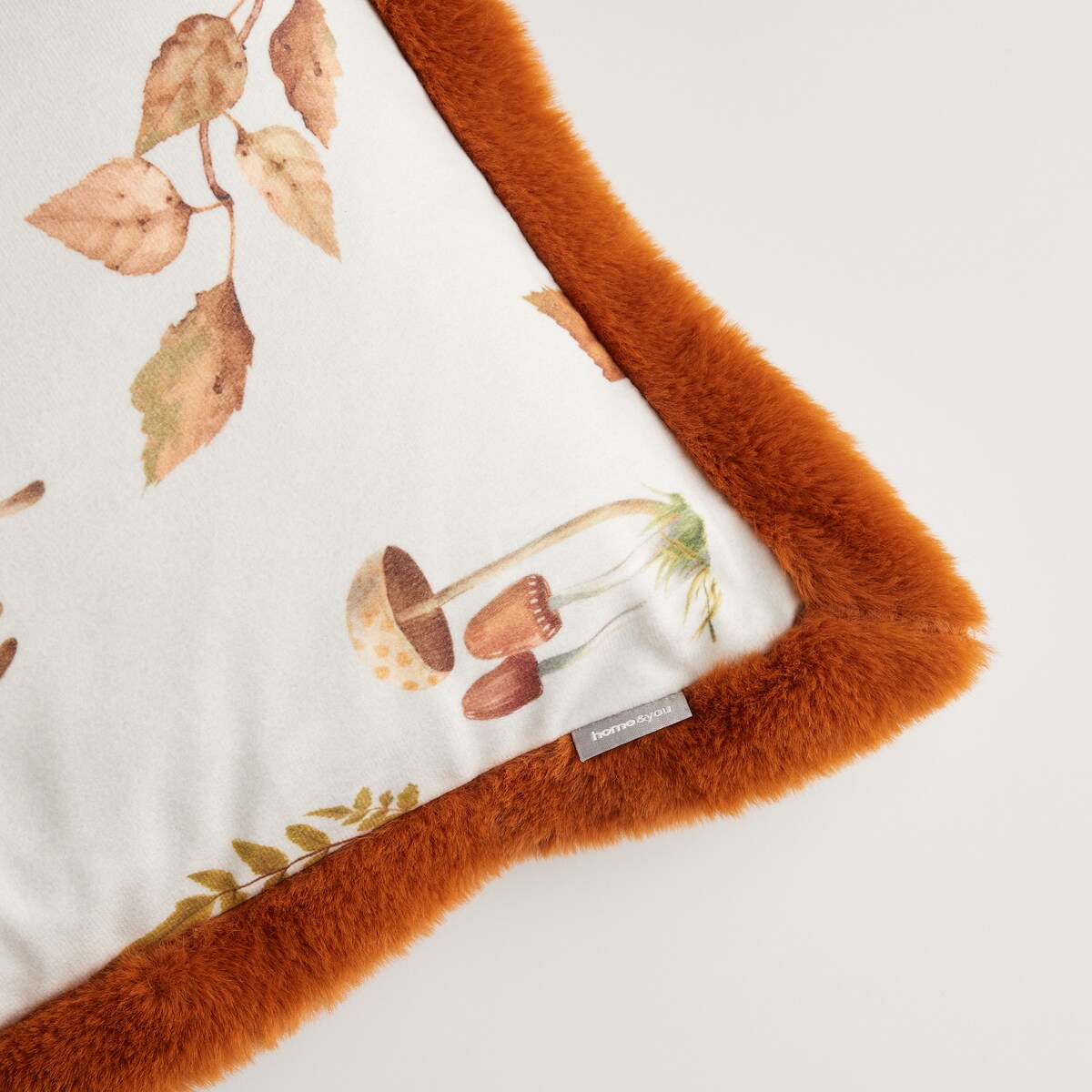 Poszewka Drukowana Bosque 45x45 cm z motywem zwierząt leśnych