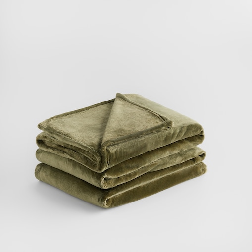 Jednokolorowy koc Floss 200x220 cm