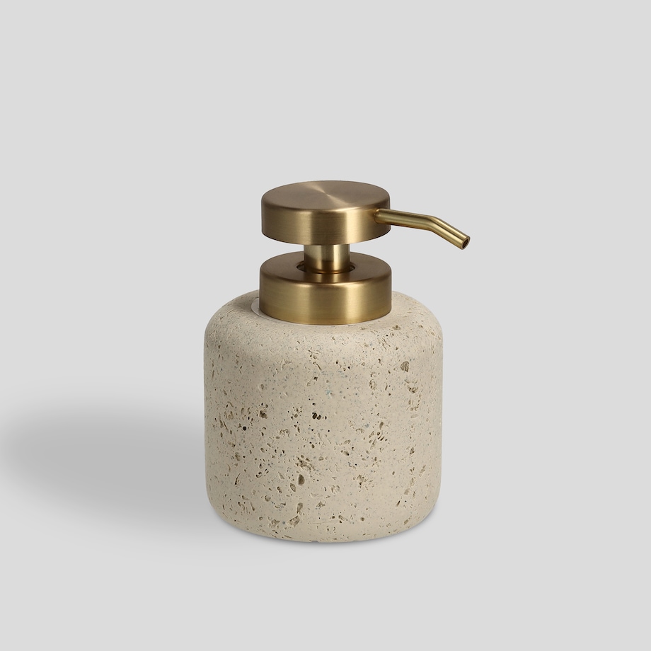 Dozownik łazienkowy z masy żywicznej kamienny efekt alis