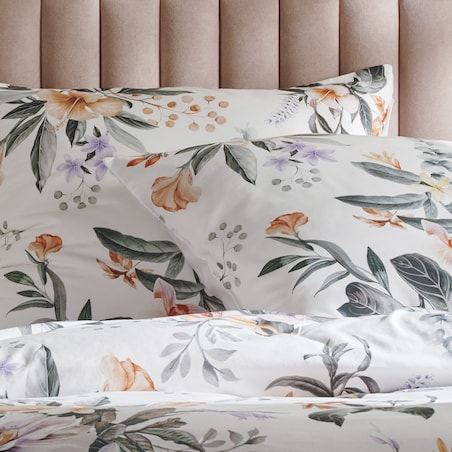 Pościel z bawełny satynowej Mariluna 200x220 cm z motywem tropikalnym