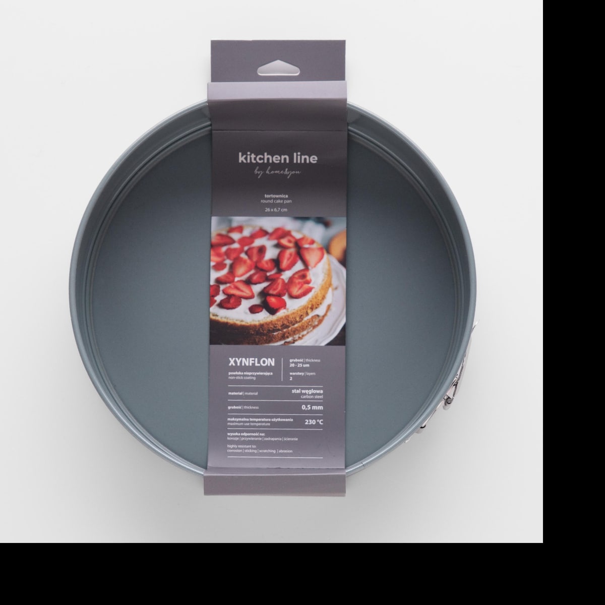 Tortownica ze stali węglowej Kalup 26 cm