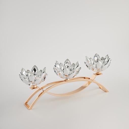 Świecznik potrójny Cristal shine small trio