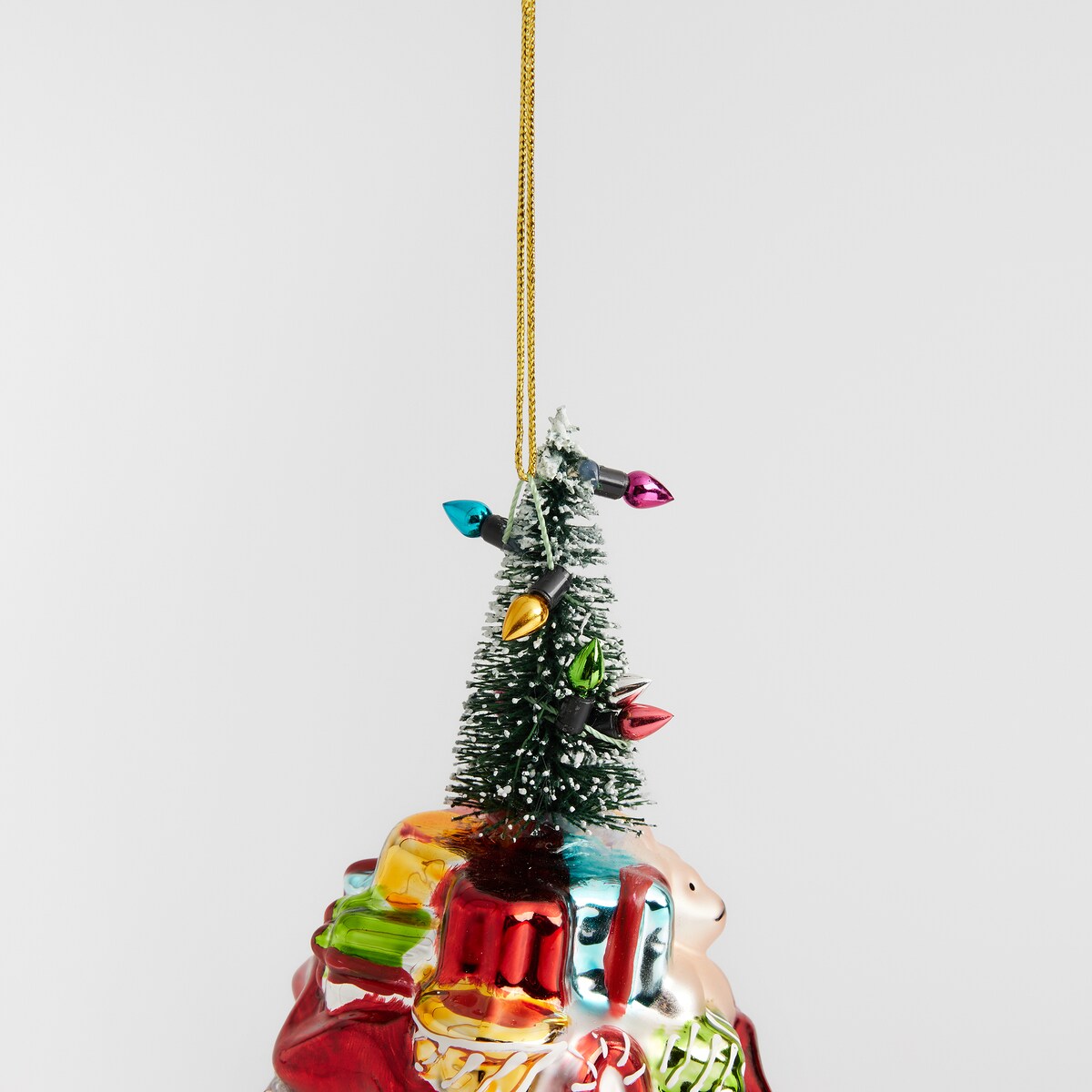 Bombka szklana Regalosi z motywem choinki