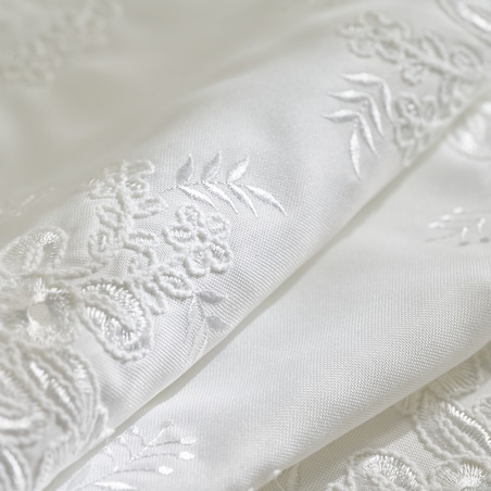 Bieżnik Haftowany Lucro 35x180 cm z motywem kwiatowym