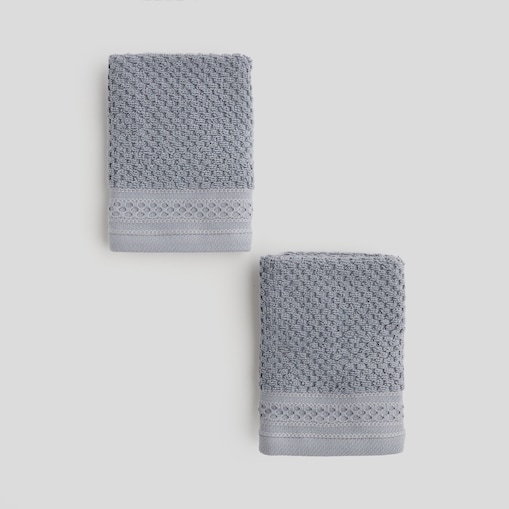 Komplet 2 szt. ręczników do twarzy lub do rąk Risso 30x30 cm