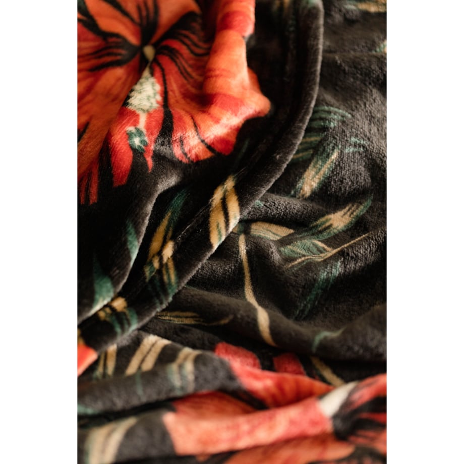 Drukowany koc Hibiskus 150x200 cm