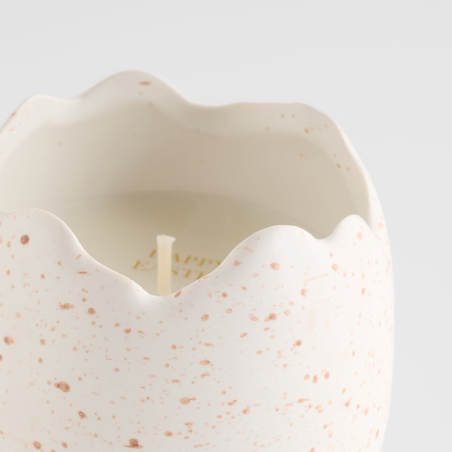 Świeca Eggshello z motywem skorupki