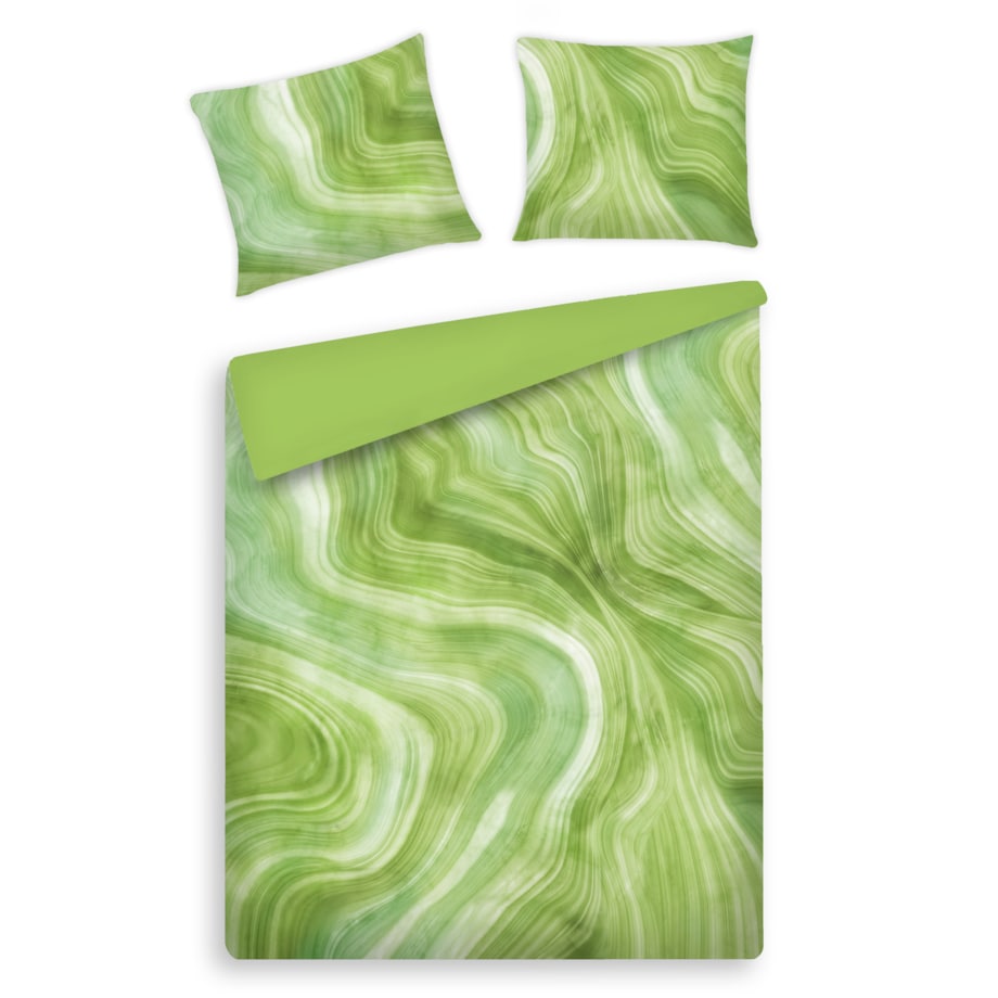 Pościel z bawełny satynowej Seatina 160x200 cm z motywem abstrakcyjnym