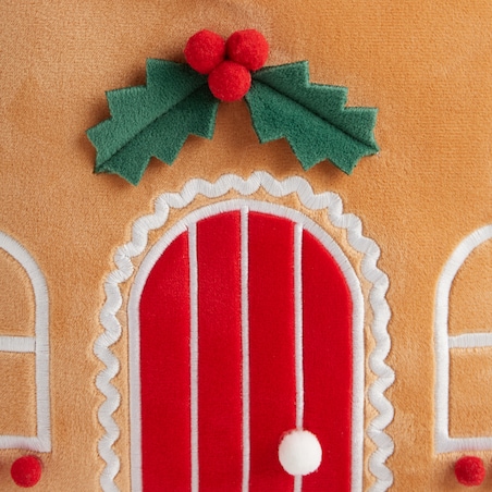 Poduszka Dekoracyjna Gingernest z motywem piernika