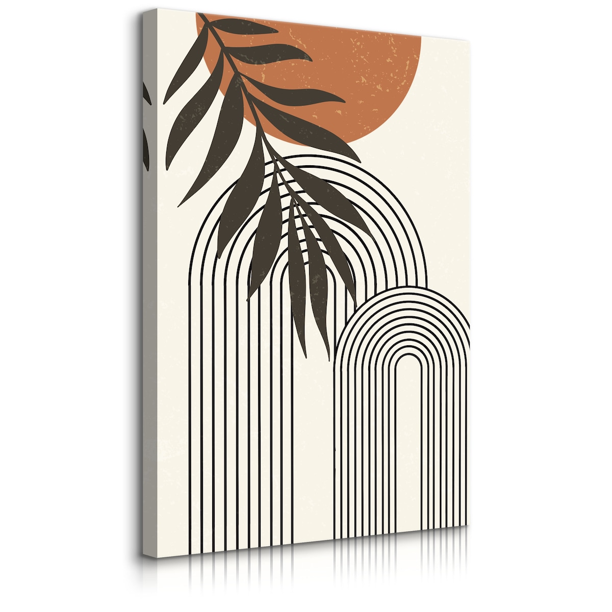 Obraz Gałązka Palmowa Abstrakcja Boho Style 80x120cm