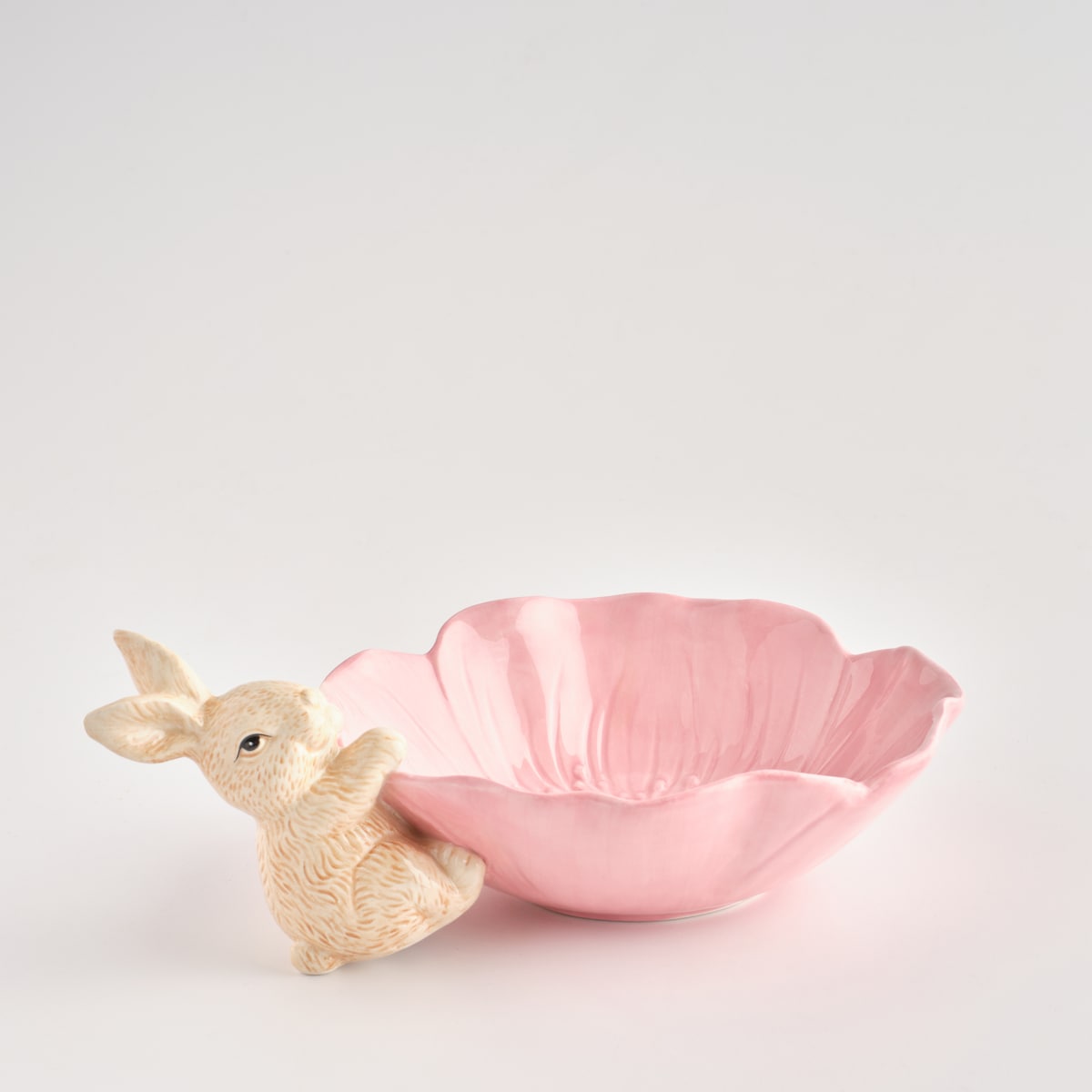 Miska Bunflow z motywem kwiatowym i królika