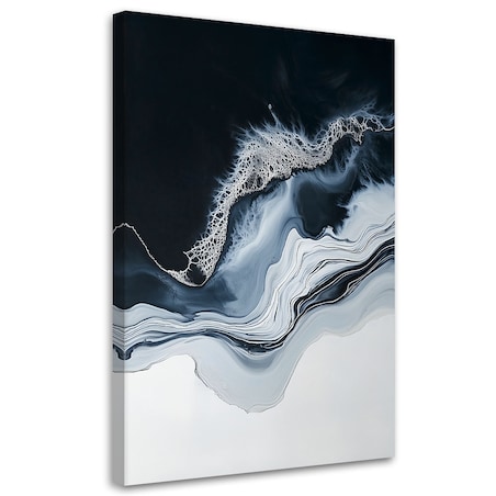 Feeby Obraz do salonu, Abstrakcja Marmur Szary 70x100