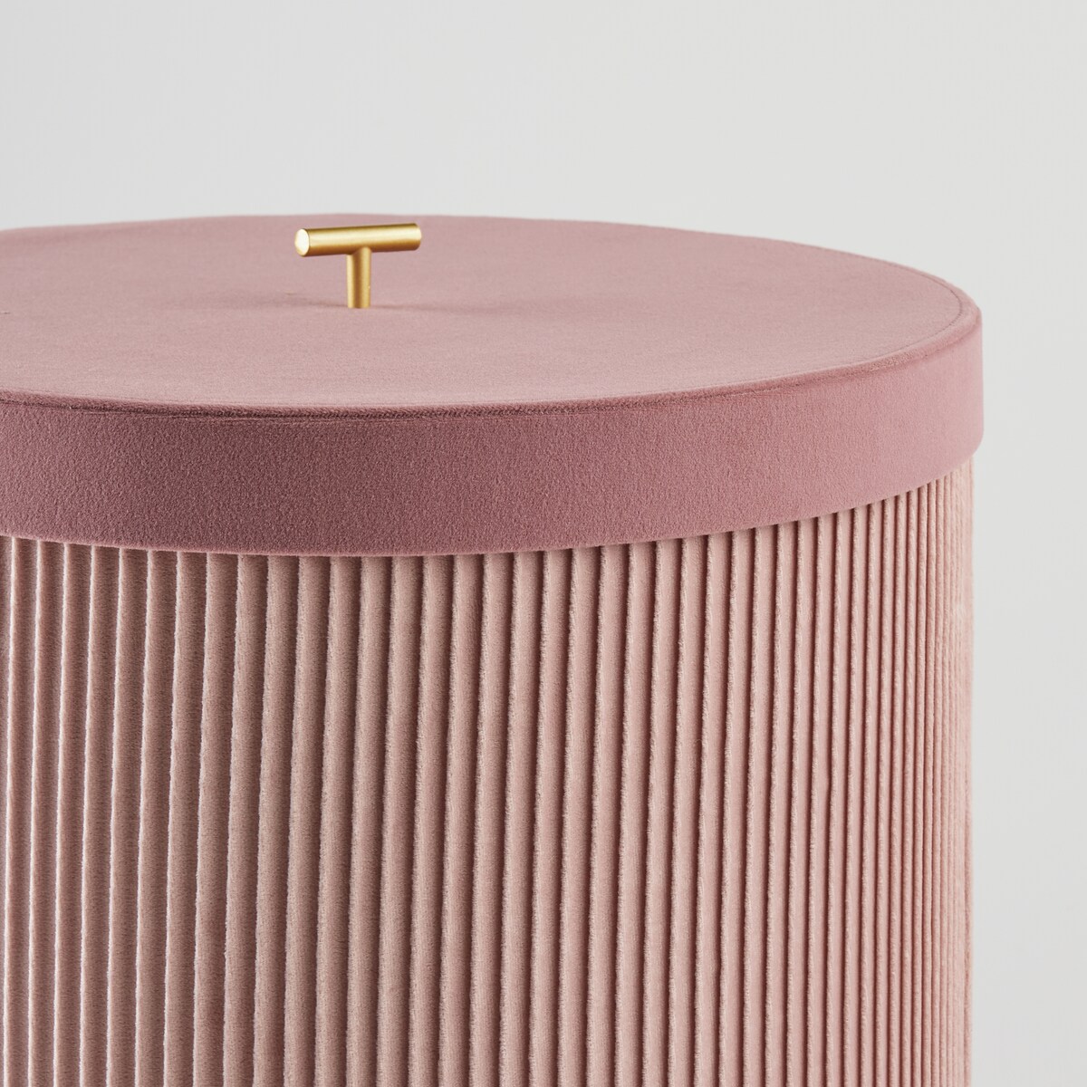 elegancki kosz na pranie z welwetu duolerios 65 l