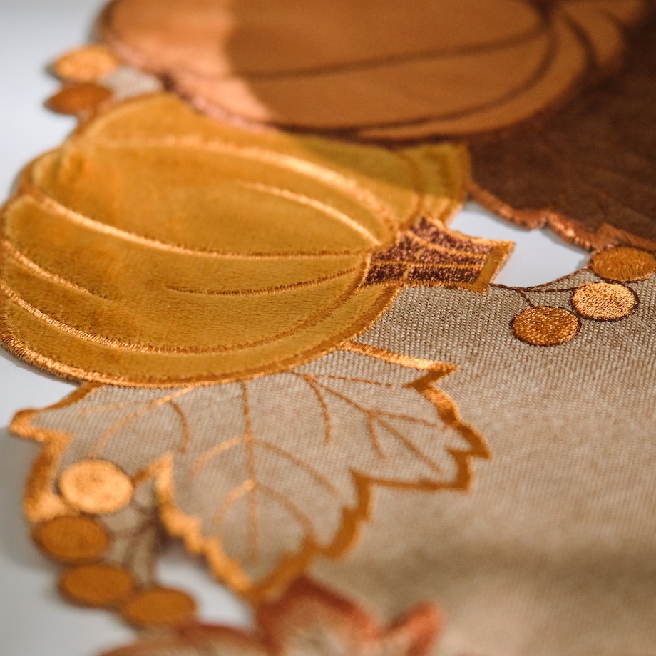 Serweta Haftowana Pumpkin latte
