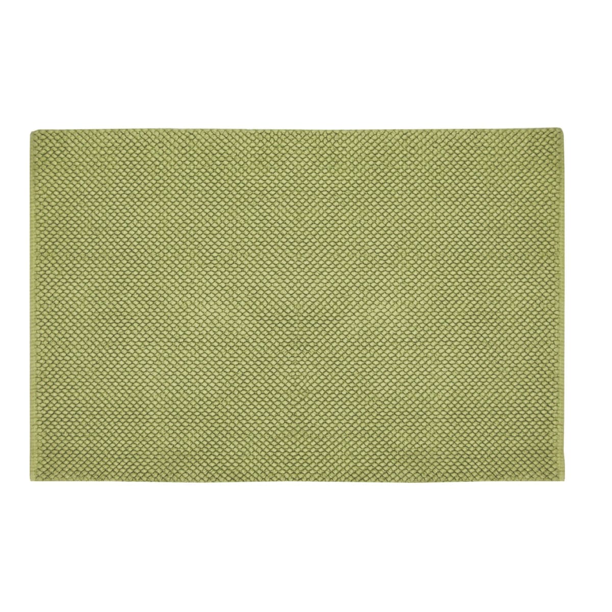 Kleine Wolke Punto Ekologiczny Dywanik łazienkowy Zielony 70x120 cm