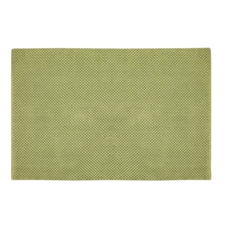 Kleine Wolke Punto Ekologiczny Dywanik łazienkowy Zielony 70x120 cm