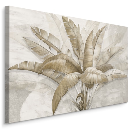 Obraz na płótnie drzewo bananowe w stylu boho 70x50cm