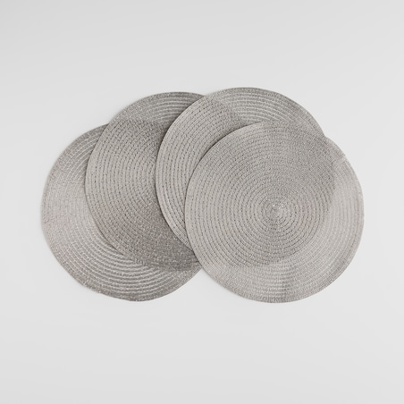 Zestaw 4 Podkładek Dekoracyjnych Glitter