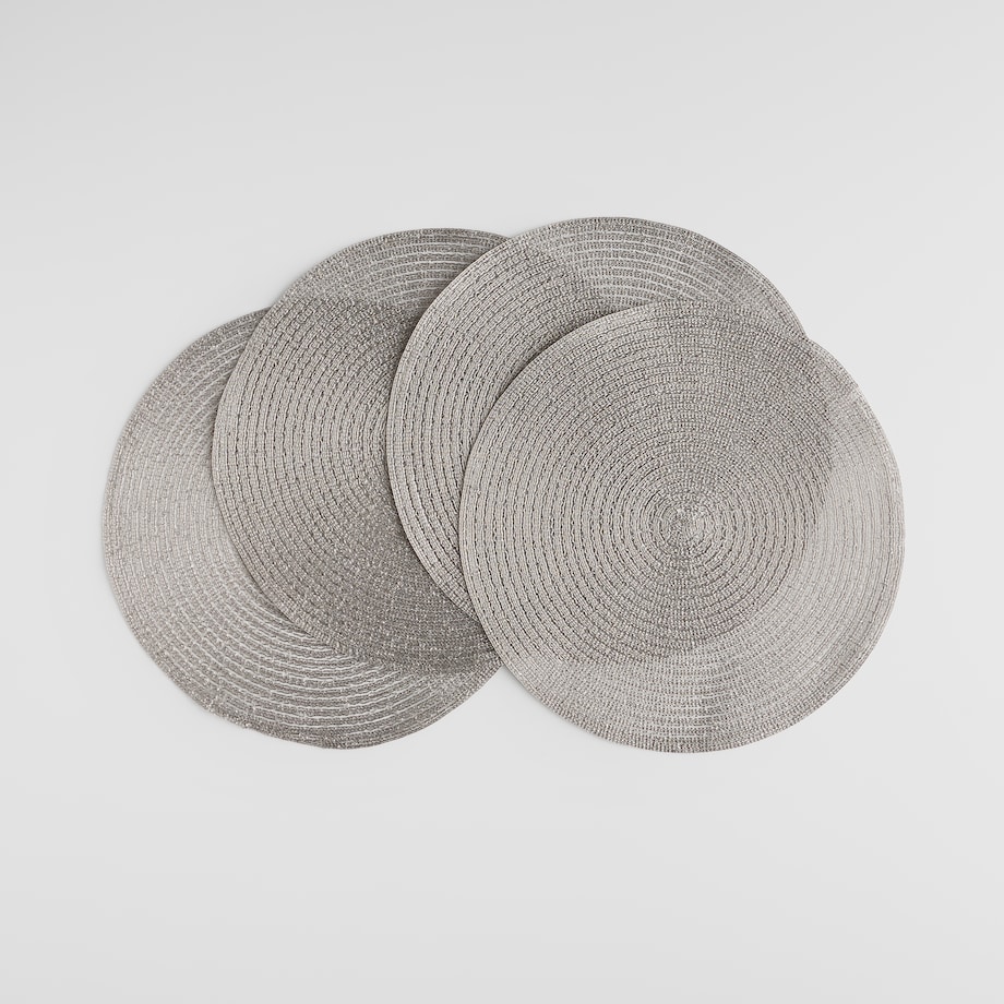 Zestaw 4 Podkładek Dekoracyjnych Glitter