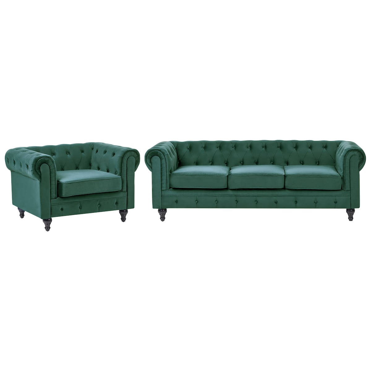 Komplet wypoczynkowy dla 4 osób CHESTERFIELD