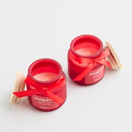 Komplet Świec Zapachowych Olinerini z motywem renifera