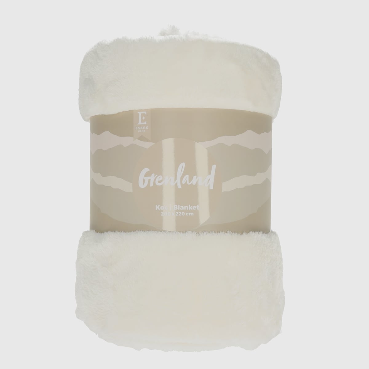 Jednokolorowy koc Grenland VII 200x220 cm